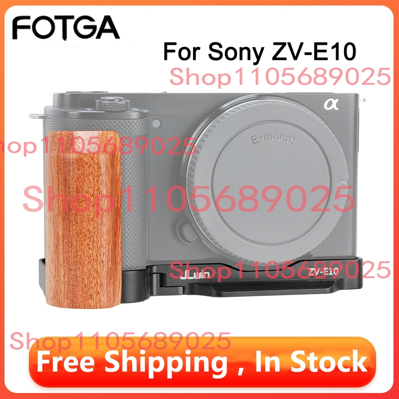 Sony Camera Zv-E10 - L Plate Board Wood Grip Handle