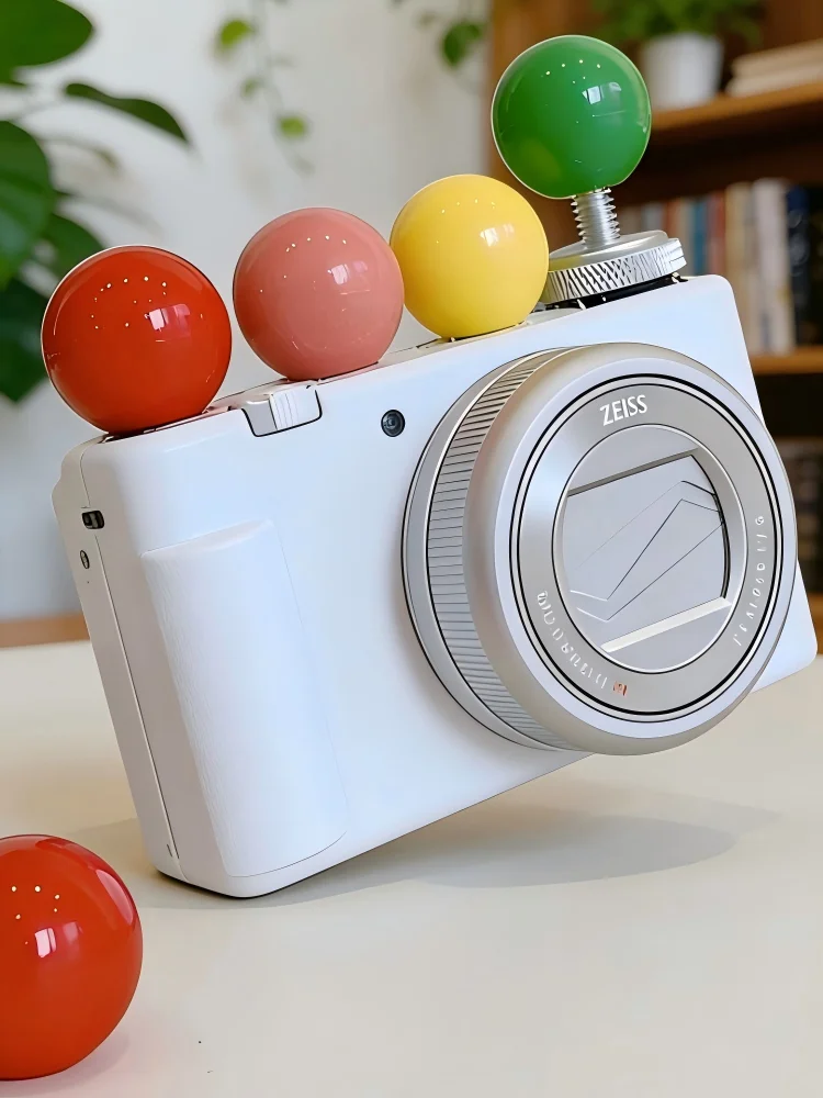 Cute Round Ball Hot Shoe Cover - Sony Camera Zv-E10 review and price
